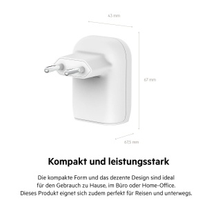 Incarcator Belkin USB-C PPS PD, 37 W, 2 porturi, pentru iPhone si Samsung - Img 4