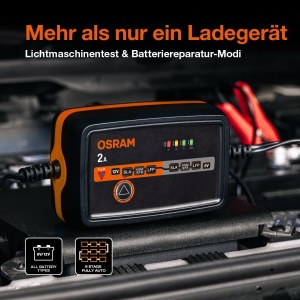 Incarcator de baterii OSRAM BATTERYcharge 1002, 6V12V, 2A, cu mod de intretinere - Img 5