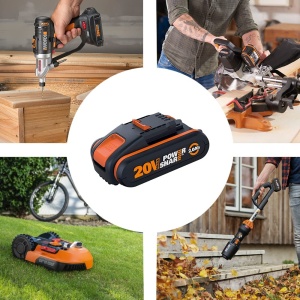 Incarcator dublu original WORX WA3883 - Incarcare simultana a 2 baterii WORX 20V - Curent de incarcare 4A - 2 moduri de incarcare - pentru toate Power - Img 7