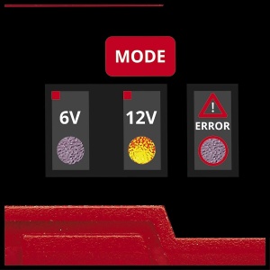 Incarcator inteligent Einhell CE-BC 1 M pentru baterii 6V si 12V protectie IP65 - Img 3