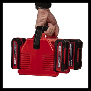 Incarcator original Einhell Power X-Quattrocharger 4A Power X-Change Li-Ion 18V incarcare simultana a bateriilor 2x2 monitorizarea bateriei gestionare - Img 3