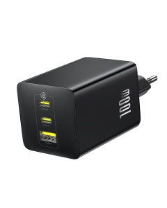 Incarcator rapid Baseus 100W, 3 porturi USB-C, compact, negru - Img 8