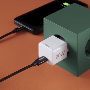 Incarcator rapid Hama, 20W, 1x USB C, 1x Lightning, Alb - Img 9