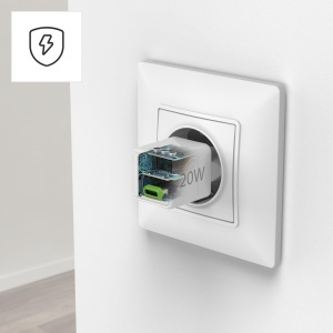 Incarcator rapid Hama 20W USB-C, alb, compact, ideal pentru iPhone - Img 7