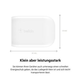 Incarcator rapid USB-C Belkin 30W, Power Delivery 3.0, pentru iPhone si Samsung - Img 6