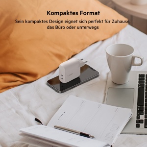 Incarcator USB-C Belkin 40W cu 2 porturi, incarcare rapida pentru iPhone si iPad - Img 5