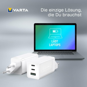 Incarcator VARTA High Speed 65W, 3 porturi USB, compact si usor - Img 7