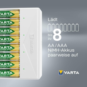 Incarcator VARTA Multi Charger pentru 8 baterii AAAAA, USB-C, 4.5 ore - Img 4