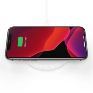 Incarcator wireless Belkin BoostCharge, 10W, alb, Qi-certificat - Img 3