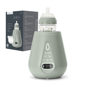 Incubator pentru biberon Nuvita 1170, sterilizator si incalzitor rapid, 320W, verde salvie
