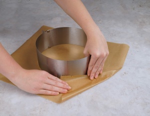 Inel reglabil pentru tort Dr Oetker 1919 O16-30cm din otel inoxidabil argintiu - Img 2
