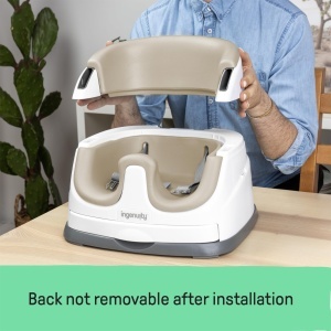 Ingenuity 2-in-1 Baby Base Beige Scaun Multifunctional cu Tavita Detasabila - Img 5