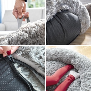 InnovaGoods Cloft Hundebett XXL Antistress Material Poliester Husa Detasabila - Img 5