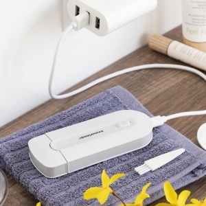 InnovaGoods Mini Epiluch Rasoir Reincarcabil cu LED Compact si Elegant AlbLila - Img 4