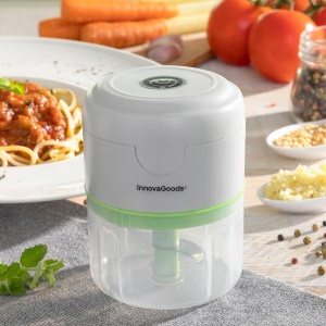 InnovaGoods - Mini robot de bucatarie portabil reincarcabil fara fir 250ml 3x lame din otel inoxidabil versatil pentru nucilegumefructe usor de curata - Img 8