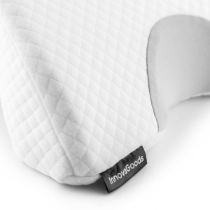 InnovaGoods - Perna viscoelastica pentru cupluri Design ergonomic pentru relaxare pentru doi Spuma cu memorie pentru ameliorarea presiunii Husa detasa - Img 3
