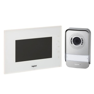 Interfon video Legrand 369230, monitor 7 inch, camera wide, alb - Img 1
