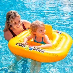 Intex 56587EU - Float cu Sediu pentru Piscina, Galben, 79x79 cm - Img 2