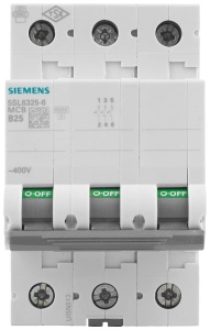Intrerupator de circuit Siemens 6kA B25 3P 400V - Protectie impotriva suprasarcinii - Img 3