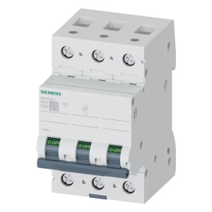 Intrerupator de suprasarcina Siemens 5SL6, 3-polig, 63A, 400V AC - Img 2