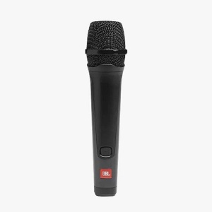 JBL PBM 100 - Microfon vocal dinamic cu fir - Negru - Accesoriu JBL Party Box - Karaoke acasa - cu model polar cardioid