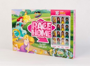Joc de societate Disney Princess - Ludo cu 16 figurine, pentru 2-4 jucatori, 4 - Img 6