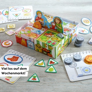 Joc de societate HABA - Einkaufen, 3D piata, 1-4 jucatori, 2 ani - Img 2