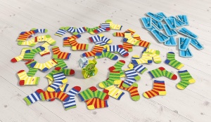 Joc de societate HABA Socken Zocken Jubilaums-Edition cu sosete textile, 2-5 jucatori, pentru copii de la 4 ani - Img 2