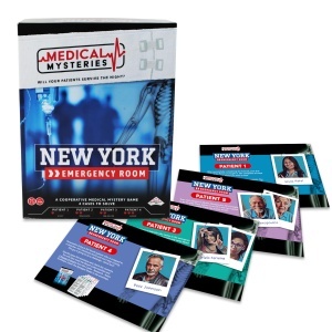 Joc de societate Medical Mysteries Tomy - Cooperativ, 4 cazuri, pentru adulti