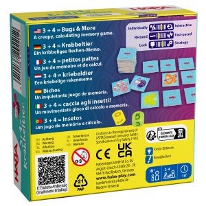 Joc educativ HABA 3 4 Krabbeltier - invatare matematica pentru copii - Img 7