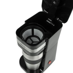 Jocca Cafetiera Portabila cu Cana Termica 420ml Filtru Reutilizabil Functie Auto-Oprire - Img 4
