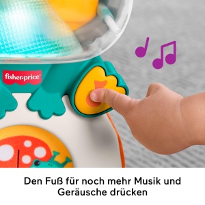 Jucarie Activitate Frosch Fisher-Price cu Muzica, 3 Bile Colorate, Luminile si Sunete - Img 5
