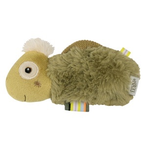 Jucarie bebelusi Fehn Stabgreifling Chameleon 042221 cu Rassel Material moale 16 cm