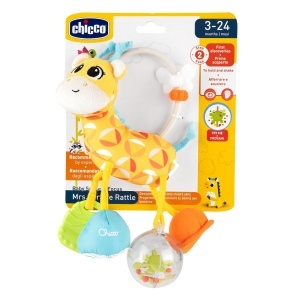 Jucarie Chicco Mrs Giraffe Ratusca interactiva Texturi moi Activitati manuale - Img 3