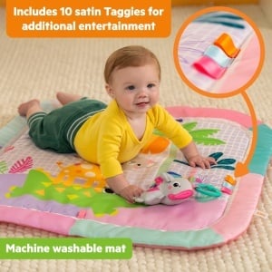Jucarie de Activitate Bright Starts Wild Wiggles Sweet Safari, roz, 5 jucarii incluse - Img 4