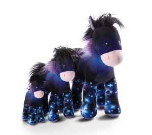 Jucarie de plus NICI Pony Starflower 35 cm Albastru Materiale reciclate Cod 48755 - Img 6
