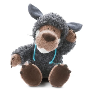 Jucarie de plus NICI Wolf Jolly Hugo 25 cm, moale, din materiale reciclate