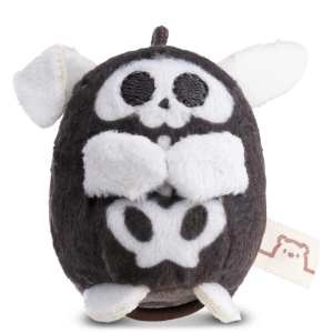 Jucarie de plus Piboo NICI 5cm - Iepuras Skelett, Kawaii, Ideal pentru Cadou