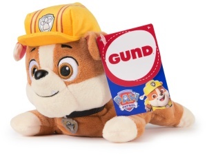 Jucarie de plus Rubble Paw Patrol, 20 cm, jucarie senzoriala pentru copii - Img 5