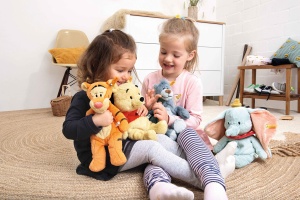 Jucarie de plus Steiff Dumbo 30 cm, culoare hellblau, pentru copii - Img 6