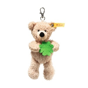 Jucarie de plus Steiff Teddybear Fynn 12cm bej, talisman de noroc, lavabila