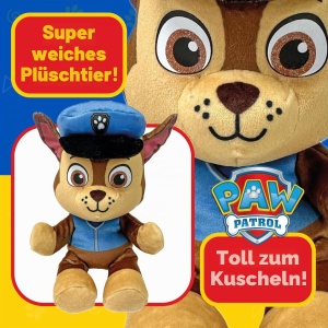 Jucarie de plus TY Chase Paw Patrol, moale si colectibila, design atractiv - Img 4