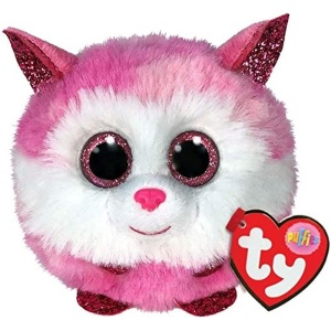 Jucarie de plus Ty Puffies Husky Princess, 10 cm, multicolor, moale