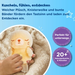 Jucarie de plus VTech Kuschel-Robbi cu lumini, melodii si sunete naturale - Img 4