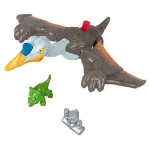 Jucarie Dinosaurus Quetzalcoatlus Fisher-Price HML44, 3-8 ani, cu Triceratops - Img 7