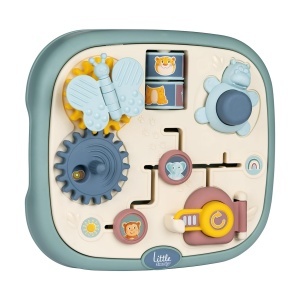 Jucarie educativa Smoby Little Activity Board 5-in-1 pentru copii, 23,5x25 cm