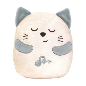 Jucarie interactiva Chicco Dolce Fusa, pisicuta pufoasa, muzica clasica, vibratii relaxante, lavabila