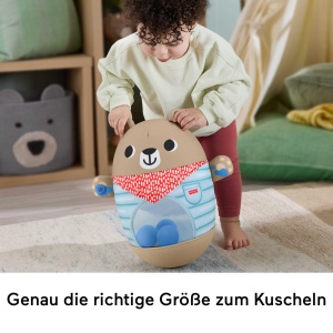 Jucarie interactiva Fisher-Price Camping Wackelbar JLB83 33 cm cu bile colorate si baza stabila - Img 5