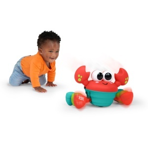 Jucarie interactiva pentru bebelusi Bright Starts Crab, muzica si dans, rosu - Img 9