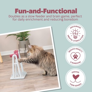 Jucarie interactiva pentru pisici TRIXIE Cat Activity Turn Around, 22x33 cm - Img 3